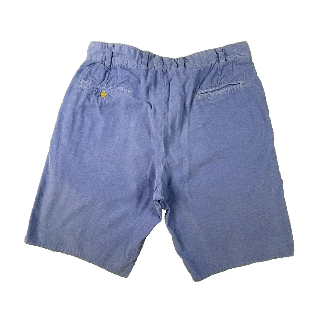 VTG Bills Khakis Men's 35 (34.5x10.5) Blue Corduroy Shorts USA Preppy SEE DESC